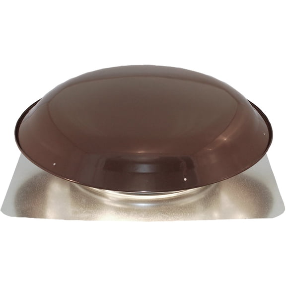 Ventamatic VX25BRN Static Galvanized Steel Dome and Flange Roof Vent, Brown by Ventamatic