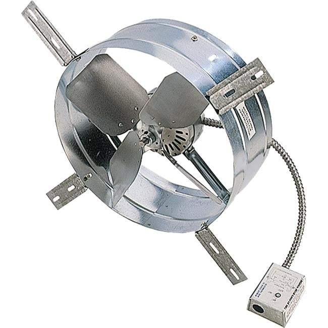 15-inch Silver Galvanized Steel Roof Mount Kitchen Fan