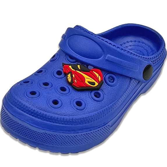 Ventana Boys' Clogs Kids EVA Garden Shoes Slip-On Slingback Non-Slip Water Resistant Sandals