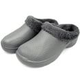 thumbnail image 1 of Ventana Men’s Winter Clog Fuzzy Warm Indoor Outdoor Nursing Shoes Comfy Slip, 1 of 4