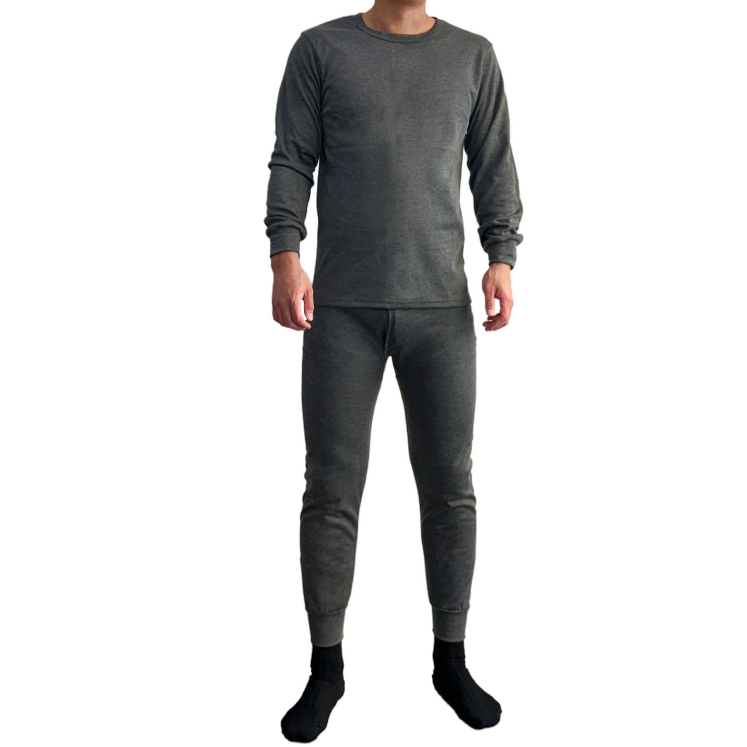 Ventana Men's Fleece Lined Thermal Underwear sets Insulated Long John
