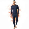 thumbnail image 1 of Ventana Men’s Fleece Thermal Underwear Set Ultra Soft Long Johns Base Layer 2pc Top Pants, 1 of 7
