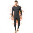 thumbnail image 1 of Ventana Men’s Fleece Thermal Underwear Set Ultra Soft Long Johns Base Layer 2pc Top Pants, 1 of 7