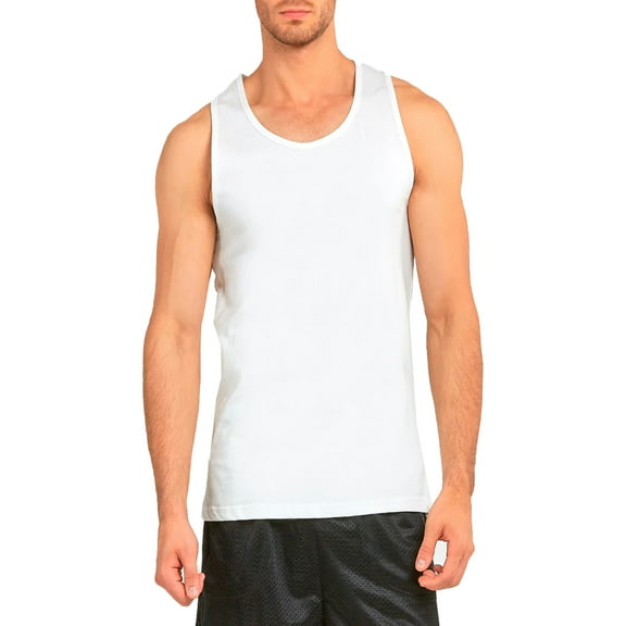 Ventana Men's Loose Fit 100% Cotton Tank Top
