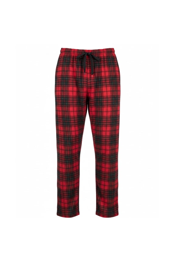 Men's Plaid Pajama Pants | Fleeced Flanned Sleep Home Loungewear Bottom