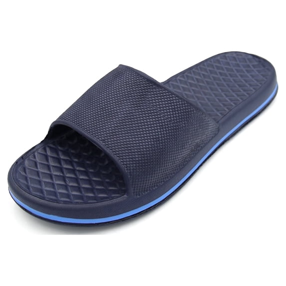Ventana Men's Summer Sandals Shower Slides Slip On Shoes Gym Recovery