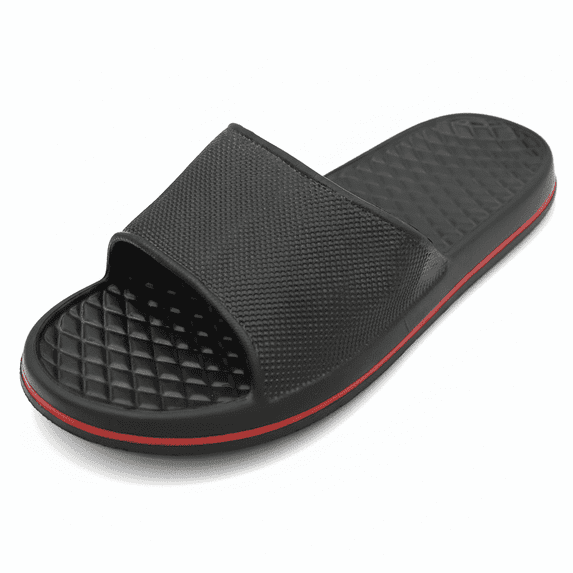 Ventana Men's Summer Sandals Shower Slides Slip On Shoes Gym Recovery