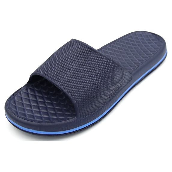 Ventana Men's Summer Sandals Shower Slides Slip On Shoes Gym Recovery