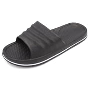 Ventana Men's Summer Sandals Shower Slides Slip On Shoes Gym Recovery