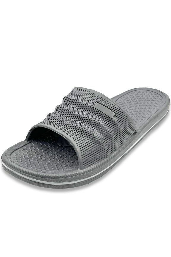 Men’s Slide Sandals Gym Recovery Shower Shoes