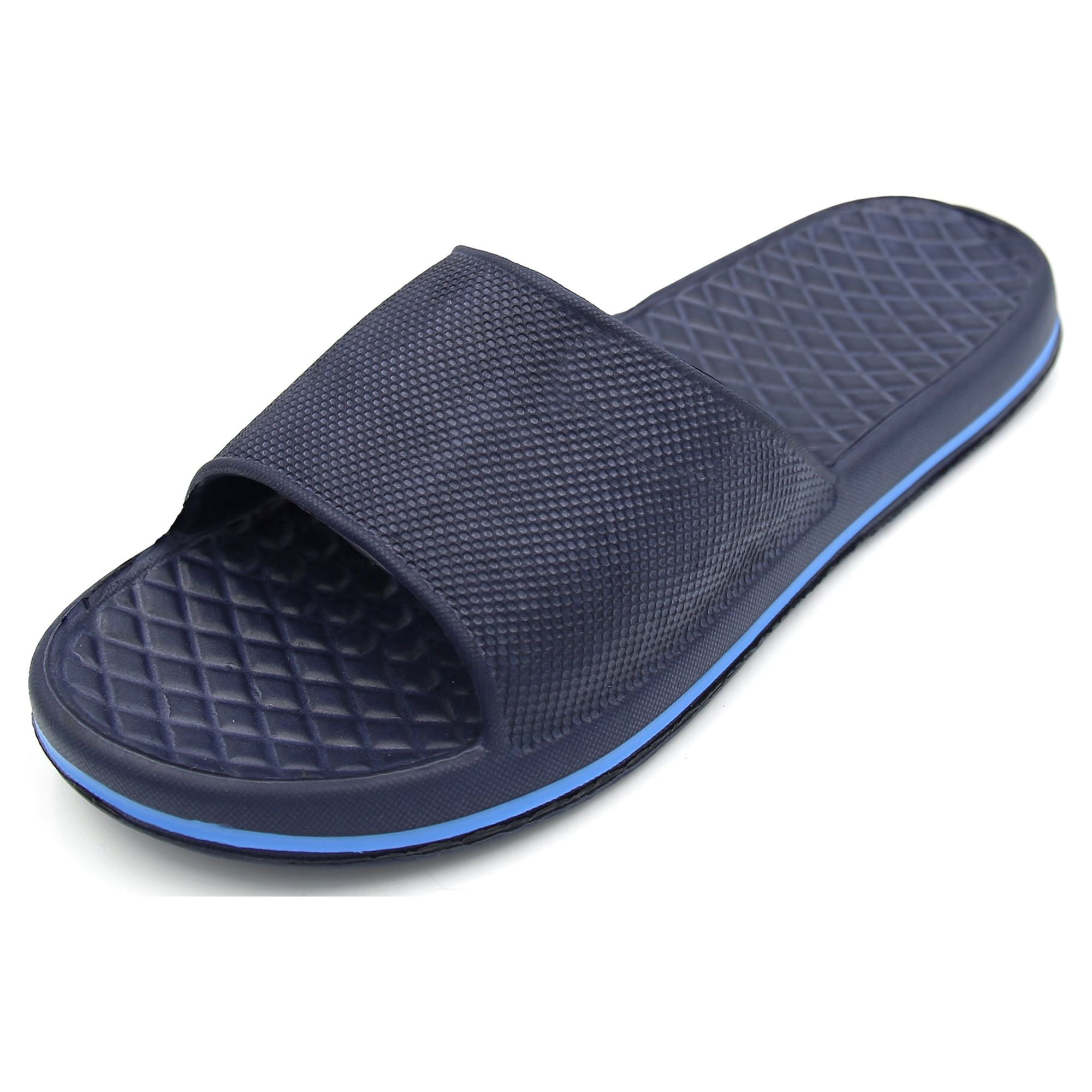 Ventana Men's Slides Athletic Slip On Open Toe Beach Sandals Sports