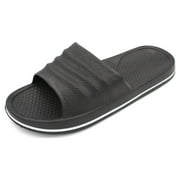 Ventana Men's Slides Athletic Slip On Sandals Sports Shower Shoes