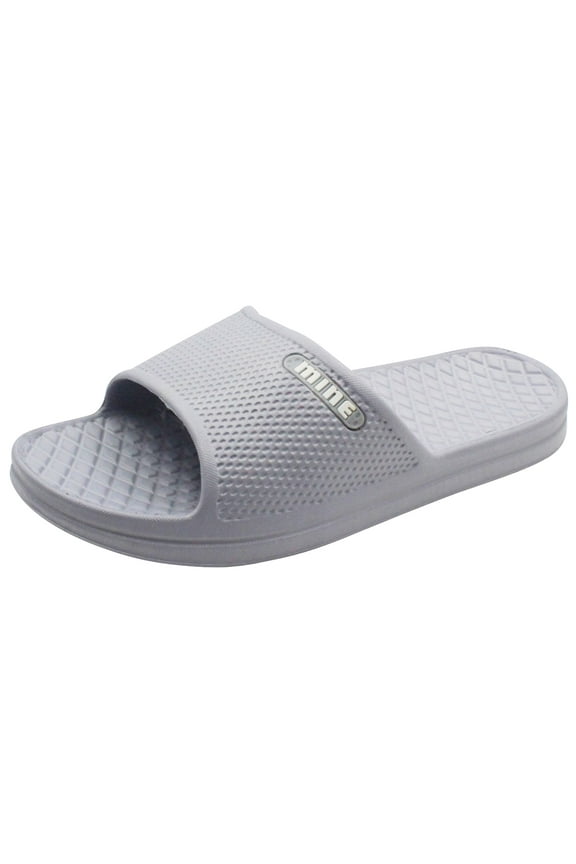 Men's Slides Casual Slip On Sandals House Indoor/Outdoor Shower Shoes