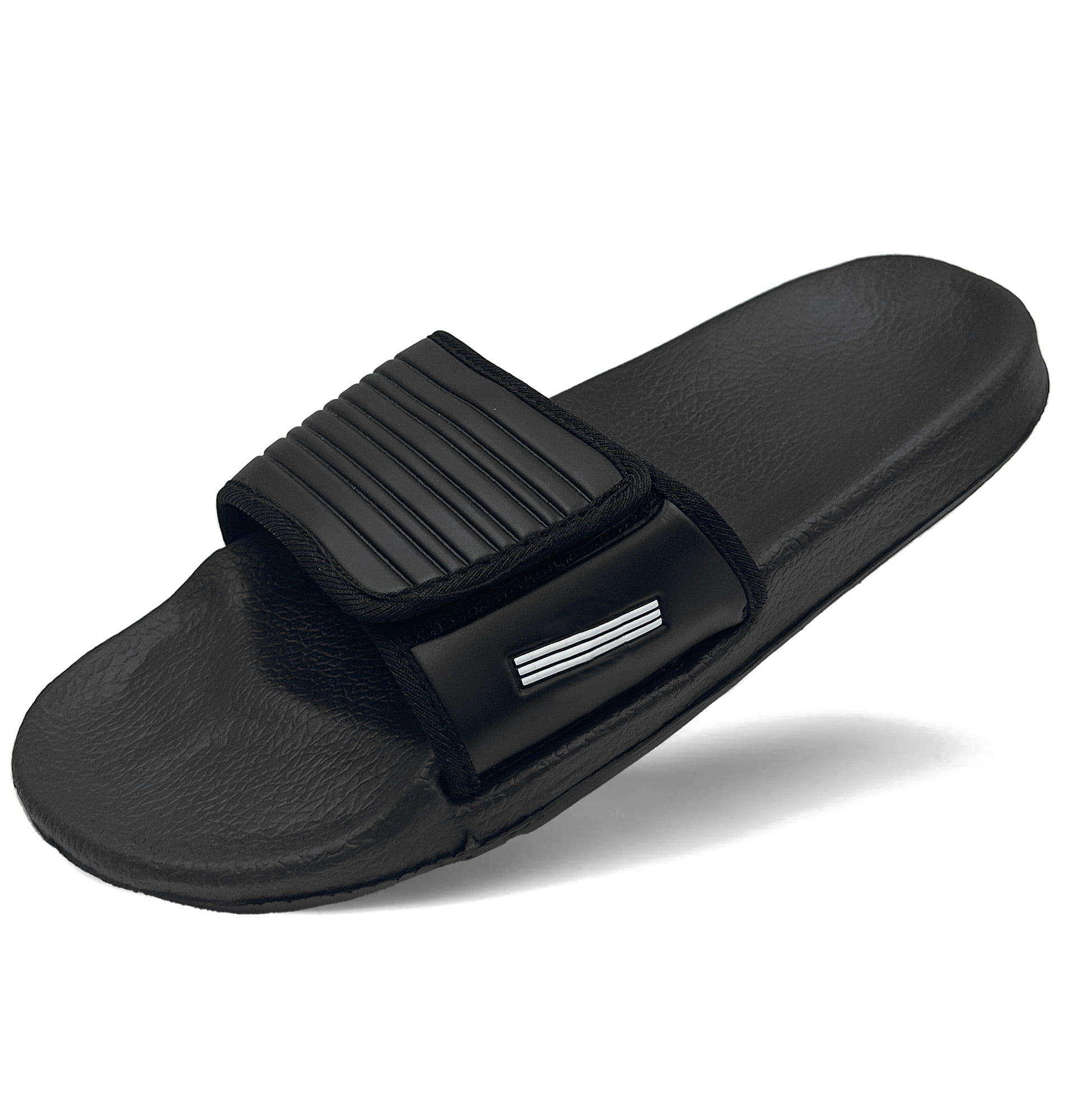 Ventana Men's Sports Slides Casual Beach Hook & Loop Summer Sandals