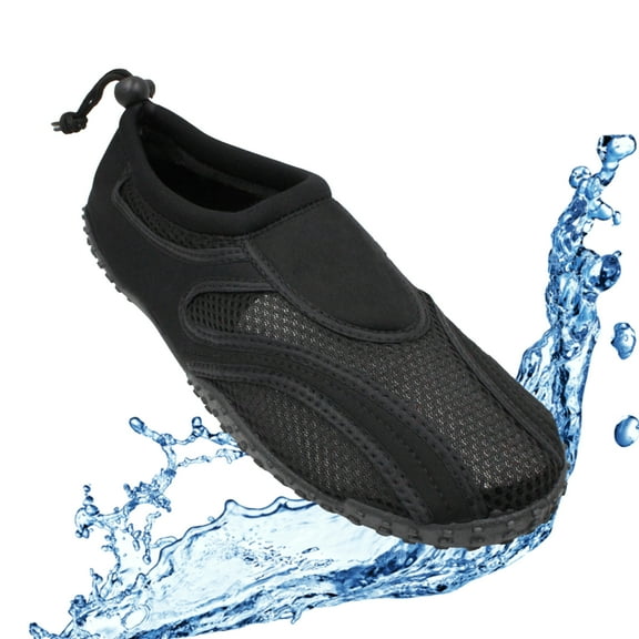 Ventana Men's Water Shoes Beach Aqua Sock Quick Dry Pool Slip On Sandals