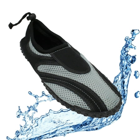 Ventana Men's Water Shoes Beach Aqua Sock Quick Dry Pool Slip On Sandals