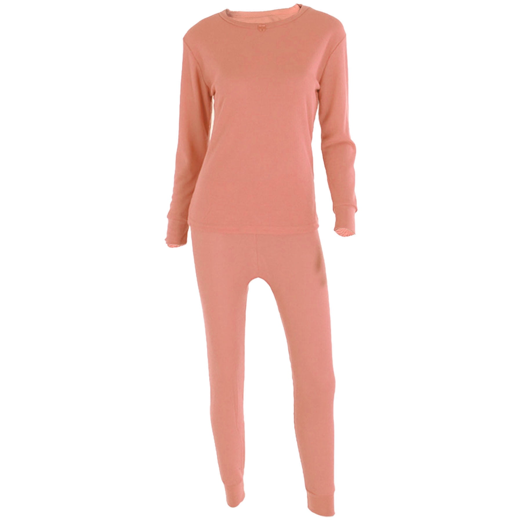 Ventana Women's Cotton Thermal Underwear Set | Warm Waffle Knit