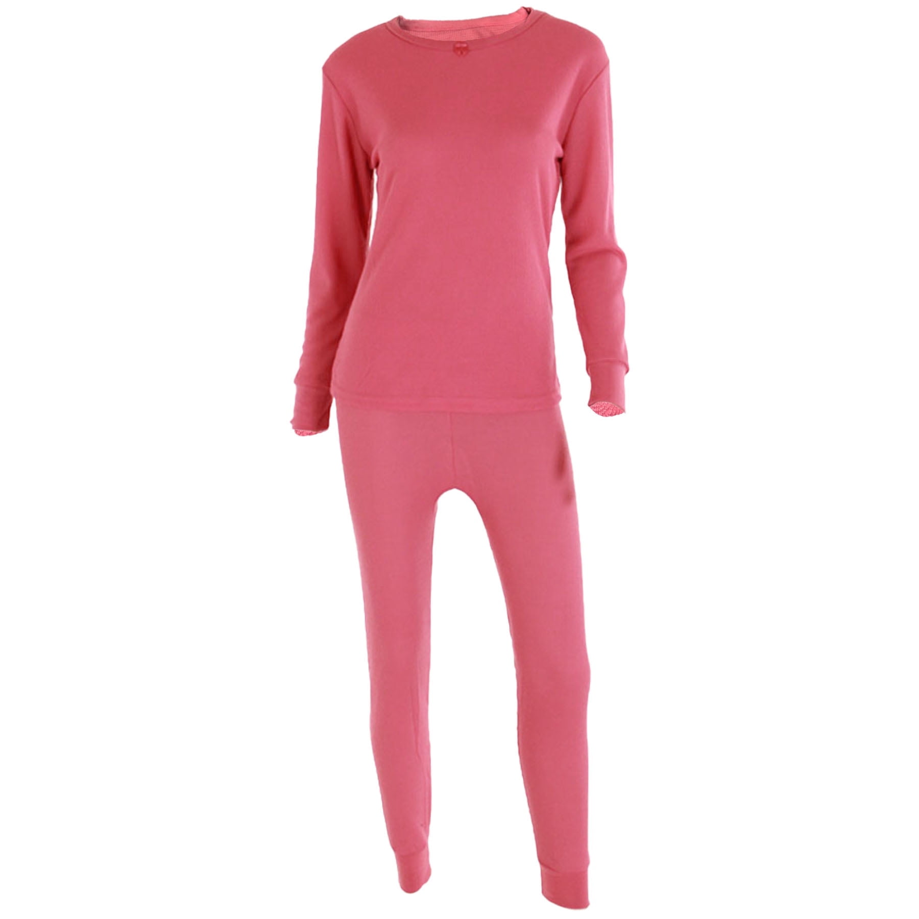 Ventana Women's Cotton Thermal Underwear Set Warm Waffle Knit Insulated Warm Pajama Sleep