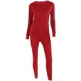 Ventana Women's Cotton Thermal Underwear Set Warm Waffle Knit Insulated Warm Pajama Sleep