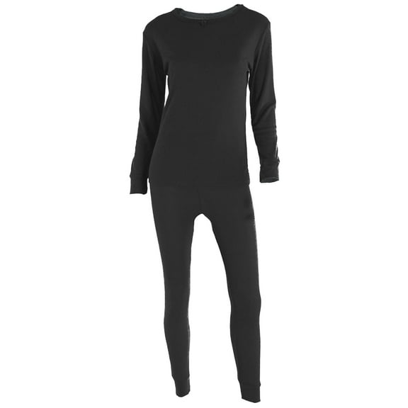 Ventana Women's Cotton Thermal Underwear Set | Warm Waffle Knit Insulated Warm Pajama| Sleep Long John Top & Pants Single or 2 Packs