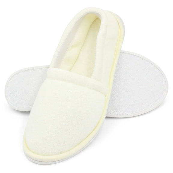 Ventana Women's Terry Slippers Indoor Bedroom House Christmas Shoes