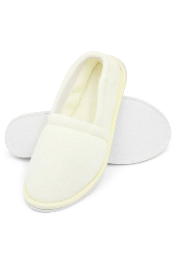 Women's Terry Slippers Indoor Bedroom House Christmas Shoes