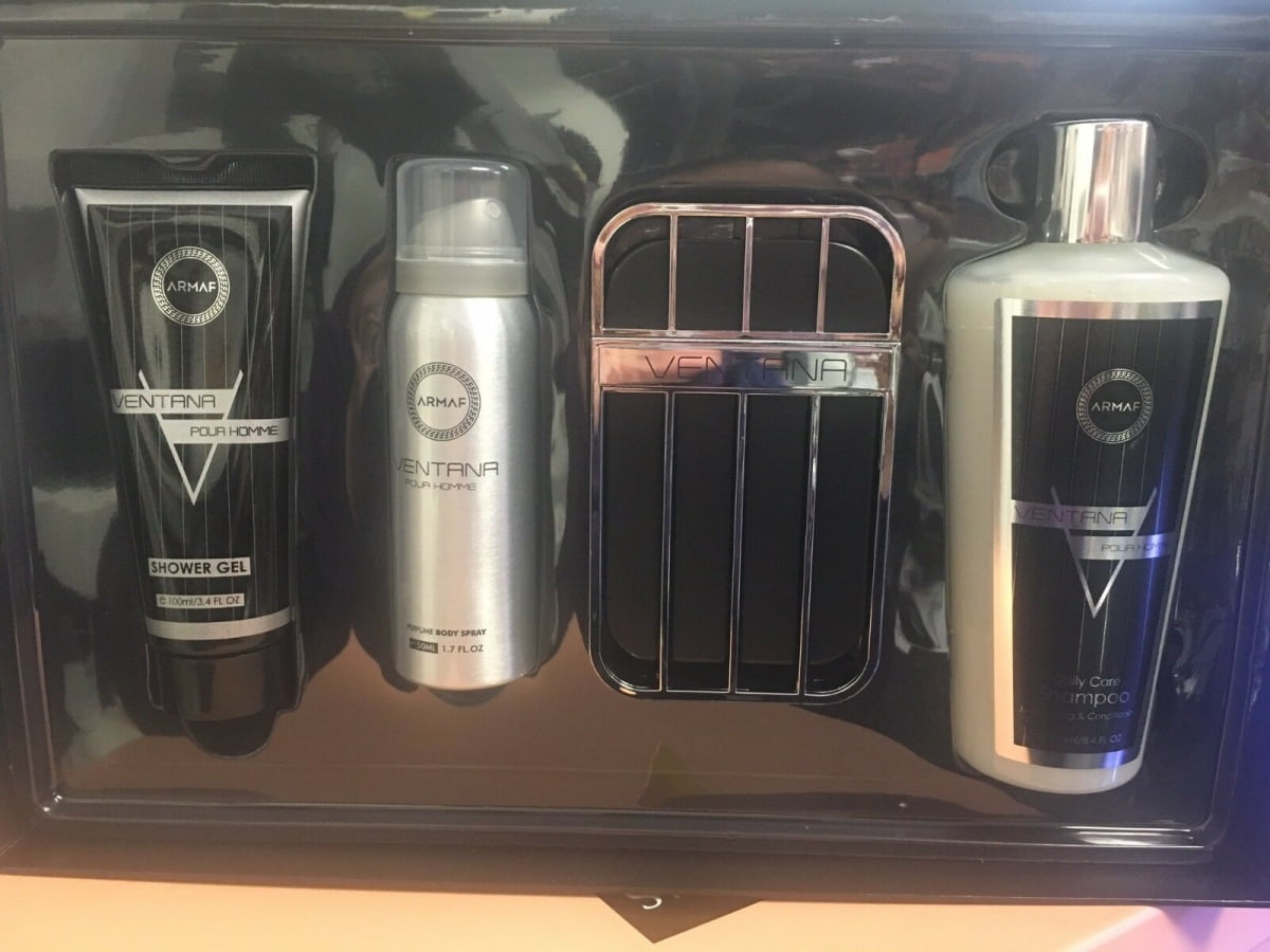 Ventana Pour Homme 4-Piece Fragrance Gift Set for Men