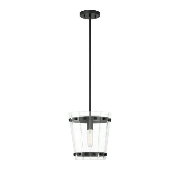 Ventari 1-Light Pendant in Matte Black
