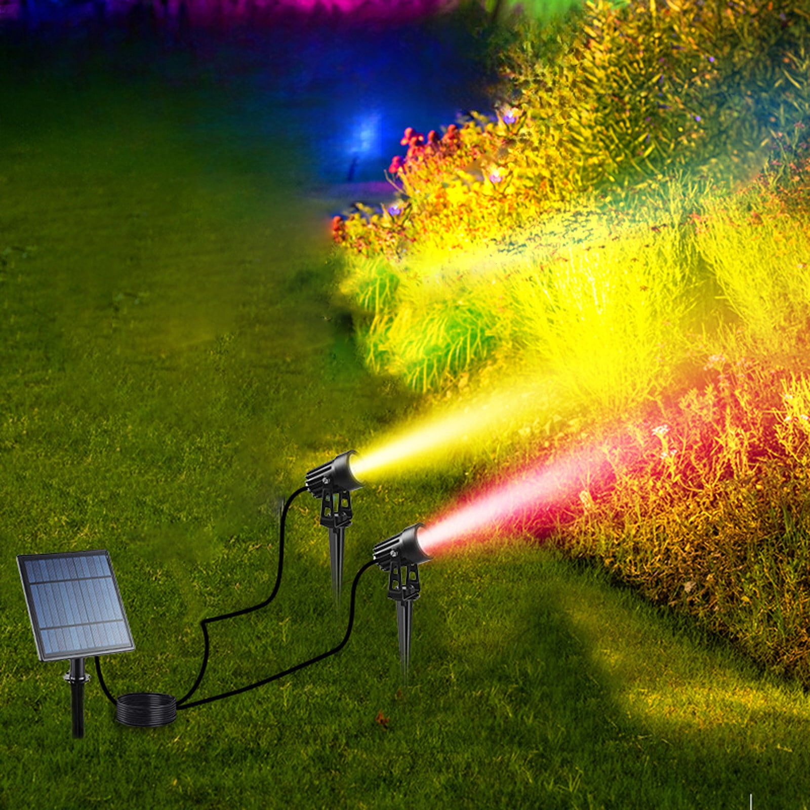 Ventas estacionales, Focos solares para exteriores, decoracin superbrillante para patio, jardn, Villa, rbol colorido Akmoler