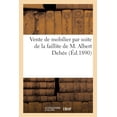 thumbnail image 1 of Vente de Mobilier Par Suite de la Faillite de M. Albert Dehée (Paperback), 1 of 1