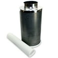 thumbnail interactive-video image 1 of 8” X 40” 1100CFM Inline Carbon Charcoal Air Filter – Odor Scrubber For Grow Rooms, Shops 1 of 5