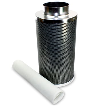 8” X 40” 1100CFM Inline Carbon Charcoal Air Filter – Odor Scrubber For Grow Rooms, Shops