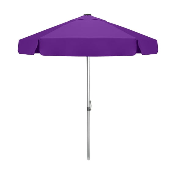 The Vented Bistro 7ft Windproof Sun Shade Outdoor Patio Umbrella with Push Button Tilt, Restaurant Market Outdoor Table Umbrella, Heavy Duty Commercial Quality Patio Umbrella, Purple