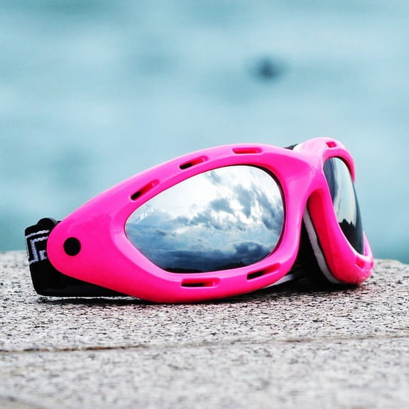 Vented Floating Jet Ski Goggles | Jettribe Pink Frame / Smoke Tint Lens