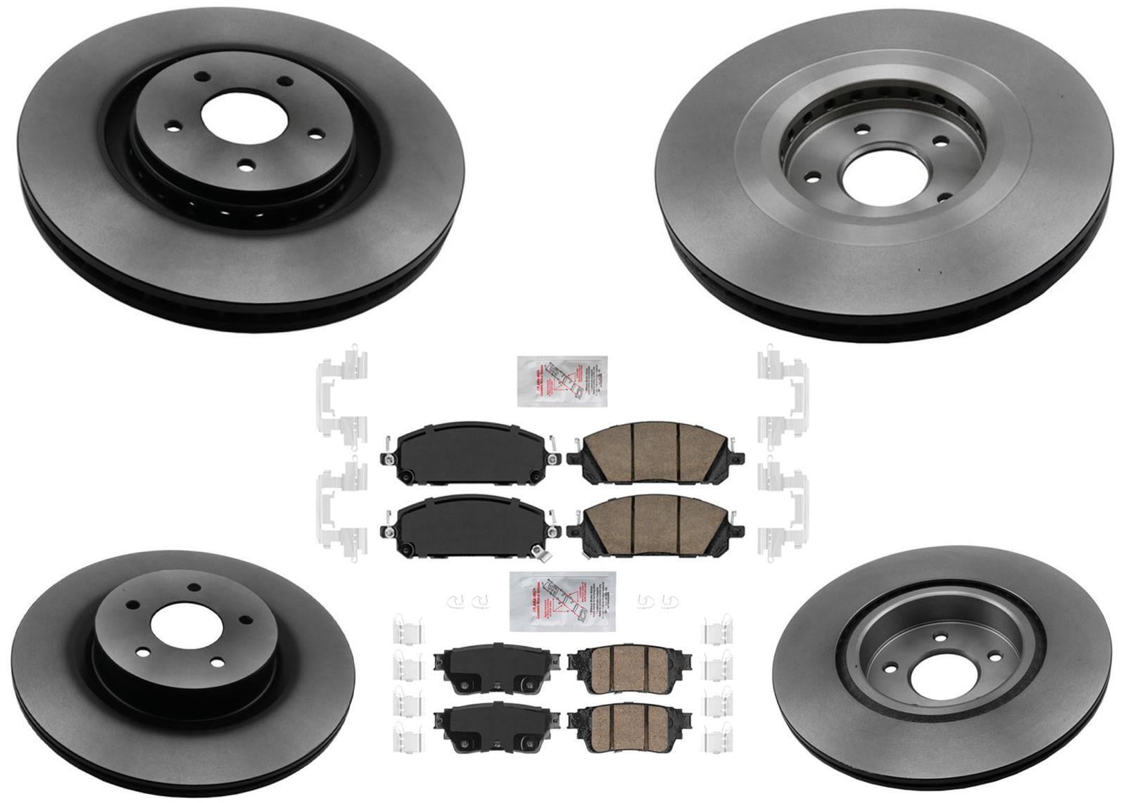 Vented Rotors & Ceramic Pads for 2022-2024 Infiniti for QX60, Path, for ...