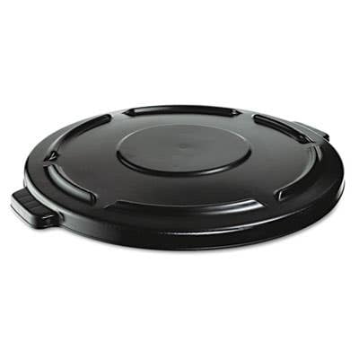 product image of Vented Round BRUTE Lid, 24.5 dia x 1.5h, Black