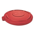 thumbnail image 1 of Vented Round Brute Lid, 24 1/2 x 1 1/2, Red, 1 of 4
