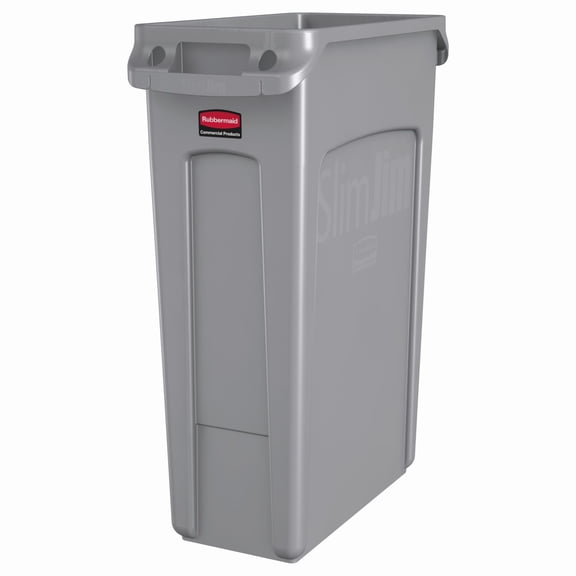 Vented Slim Jim 23 Gal Gray