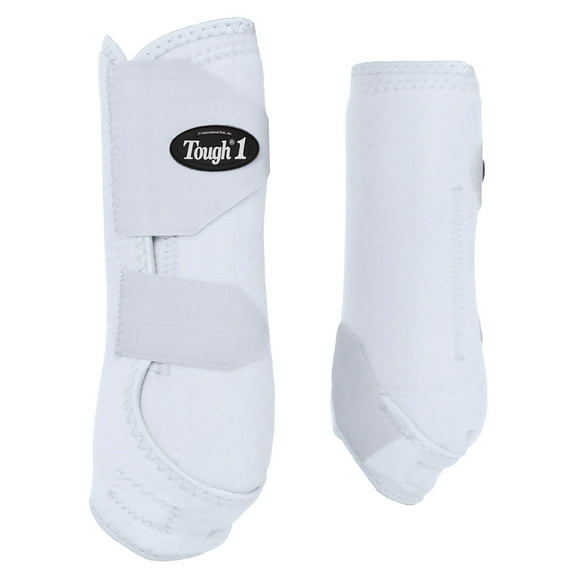 Tough 1 Vented 2pk Front Sport Boots White L