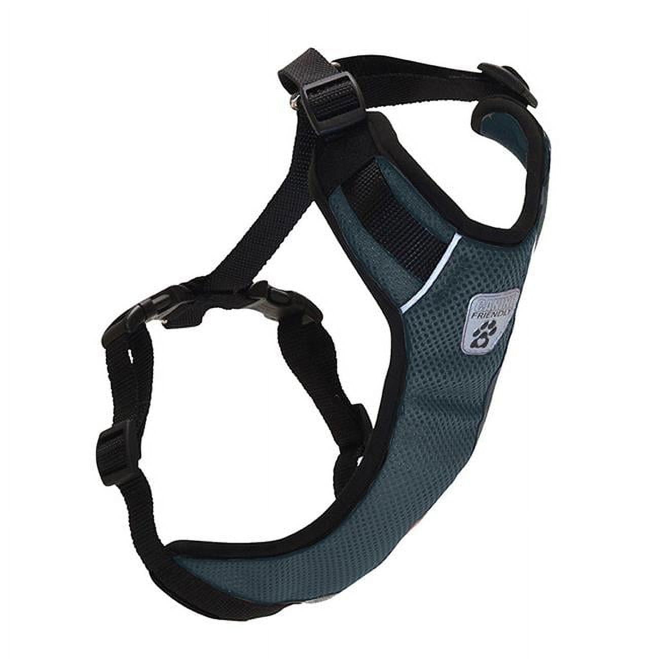 Vented Vest Car Seat Dog Harness V2 Charcoal XXSmall