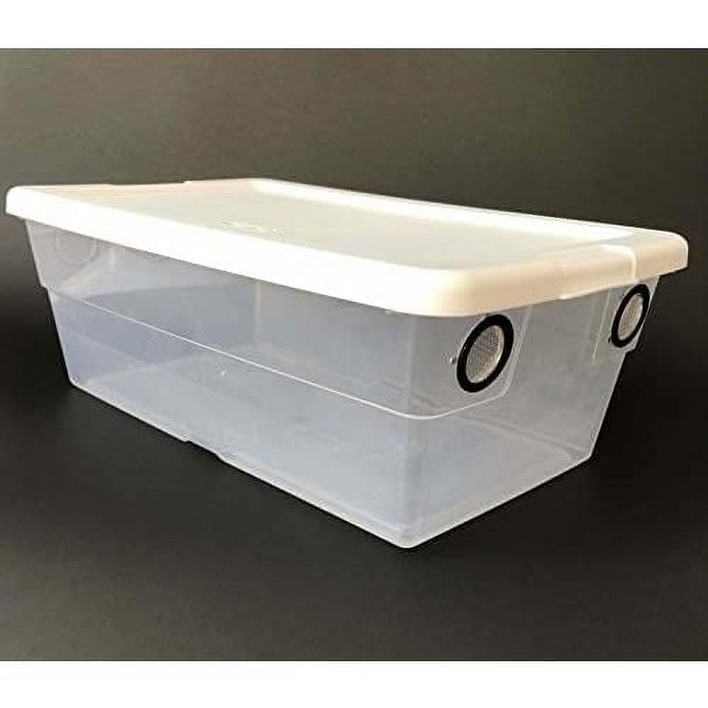 Vented Vivarium Enclosure 6 Quart Terrarium Container 6 Quart For