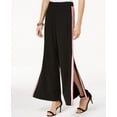 thumbnail image 1 of Vented Wide Leg Pants Deep Black 6, 1 of 1