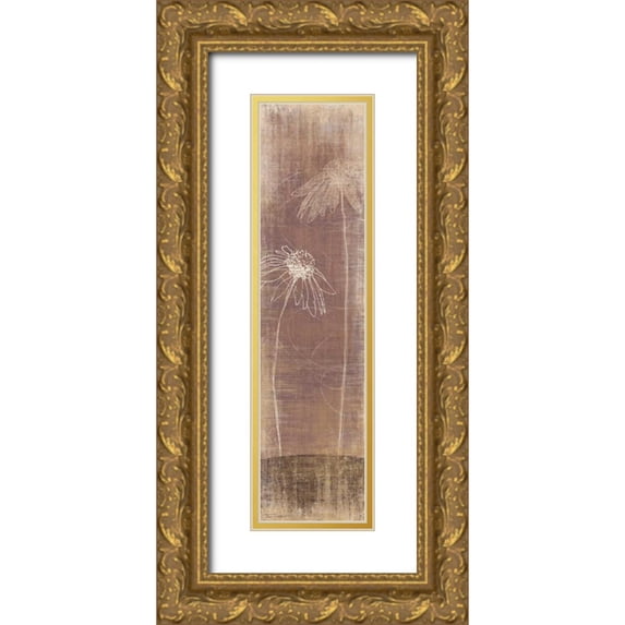 Venter, Tandi 11x32 Gold Ornate Wood Framed with Double Matting Museum Art Print Titled - Buon Fresco II