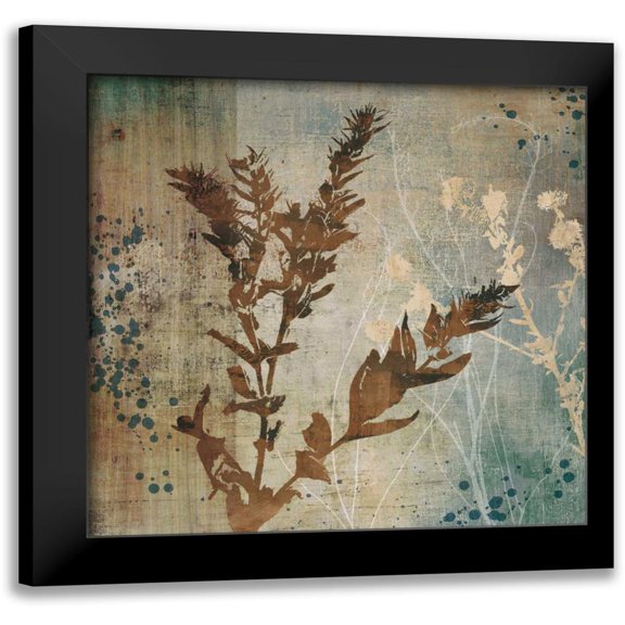Venter, Tandi 12x12 Black Modern Framed Museum Art Print Titled - Organic Elements II