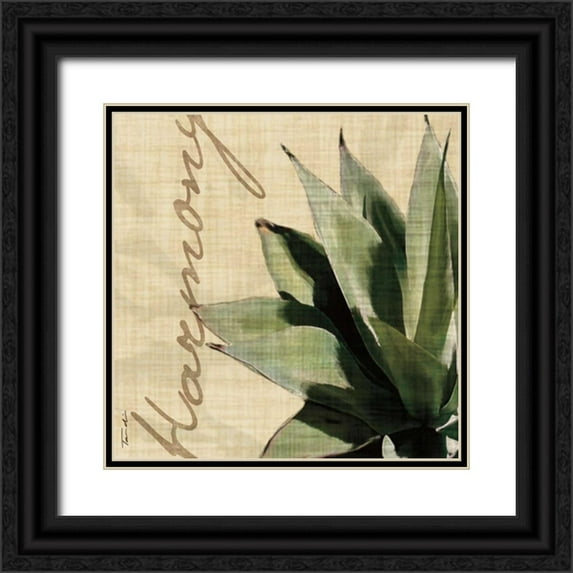 Venter, Tandi 12x12 Black Ornate Wood Framed with Double Matting Museum Art Print Titled - Harmony