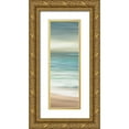 thumbnail image 1 of Venter, Tandi 13x32 Gold Ornate Wood Framed with Double Matting Museum Art Print Titled - Ocean Calm III, 1 of 4