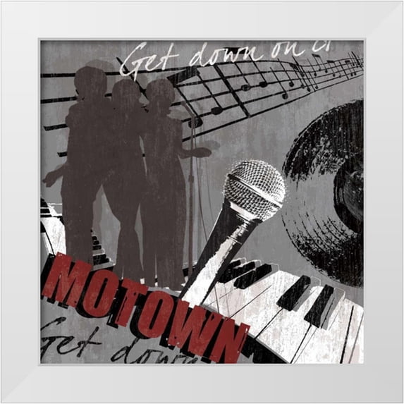 Venter, Tandi 15x15 White Modern Wood Framed Museum Art Print Titled - Motown