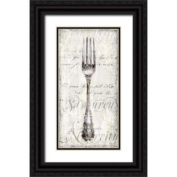 Venter, Tandi 18x32 Black Ornate Wood Framed with Double Matting Museum Art Print Titled - Fourchette