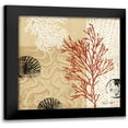 thumbnail image 1 of Venter, Tandi 20x20 Black Modern Framed Museum Art Print Titled - Coral Impressions II, 1 of 5