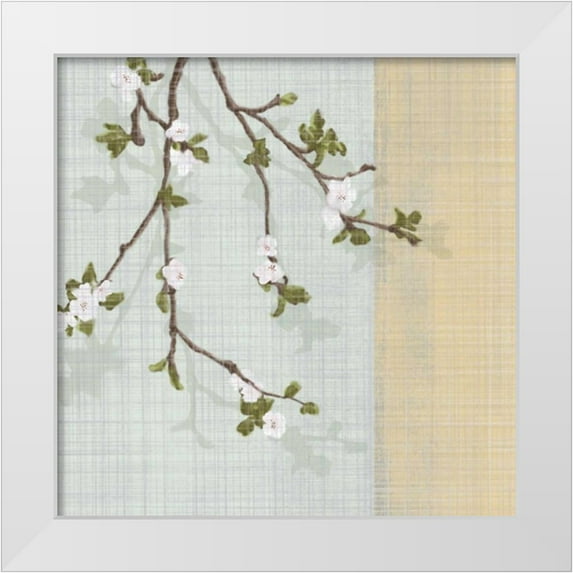 Venter, Tandi 20x20 White Modern Wood Framed Museum Art Print Titled - First Sign of Spring II